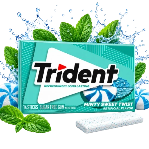 TRIDENT MINTY SWEET TWIST 26,6GR