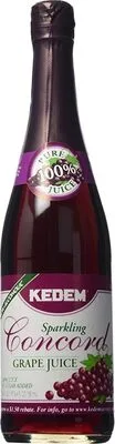 Sparkling concord grape juice
