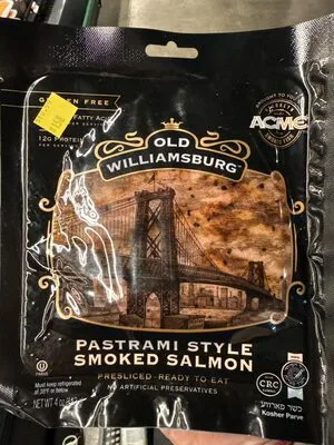 Pastrami style smoke salmon