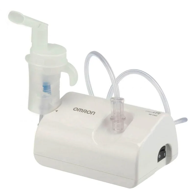 Nebulizador Omron de compresor NE C801 Con dos mascaras