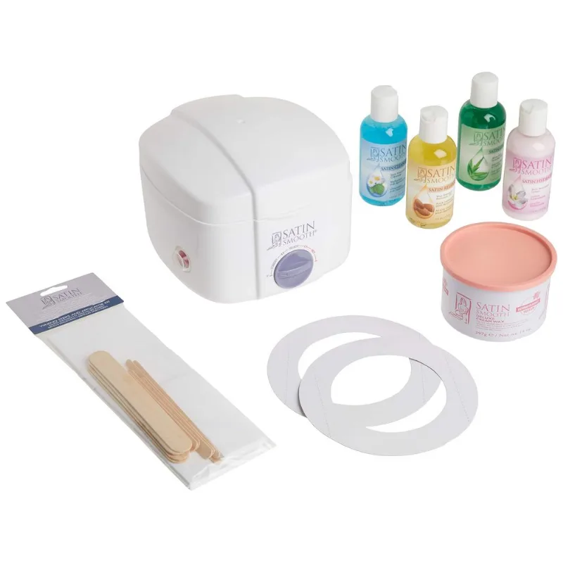 Kit De Aquecedor De Cera Satin Smooth Profissional Individual