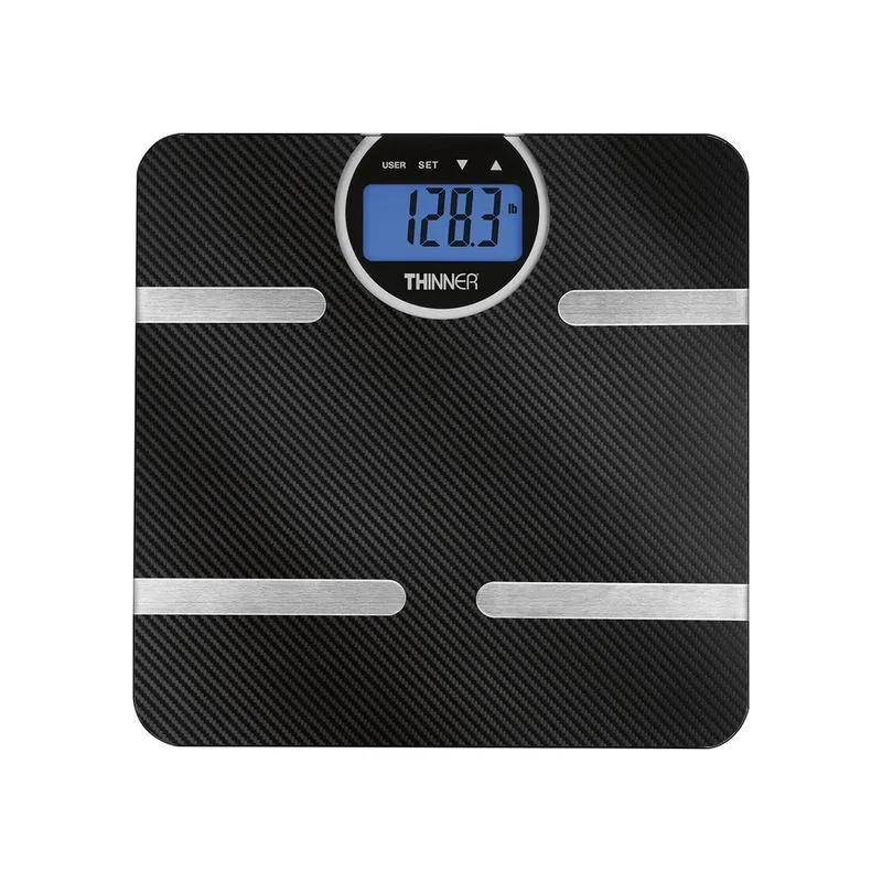 Balança de banheiro Conair Thinner Body Fat Water bmi 400 libras