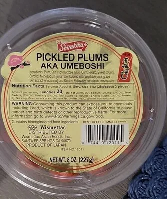 pickled plums