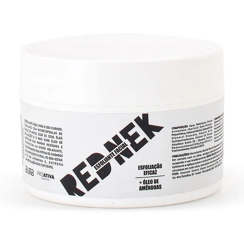 Esfoliante Facial 250g Antioxidante Reduz Manchas da Pele Red Nek