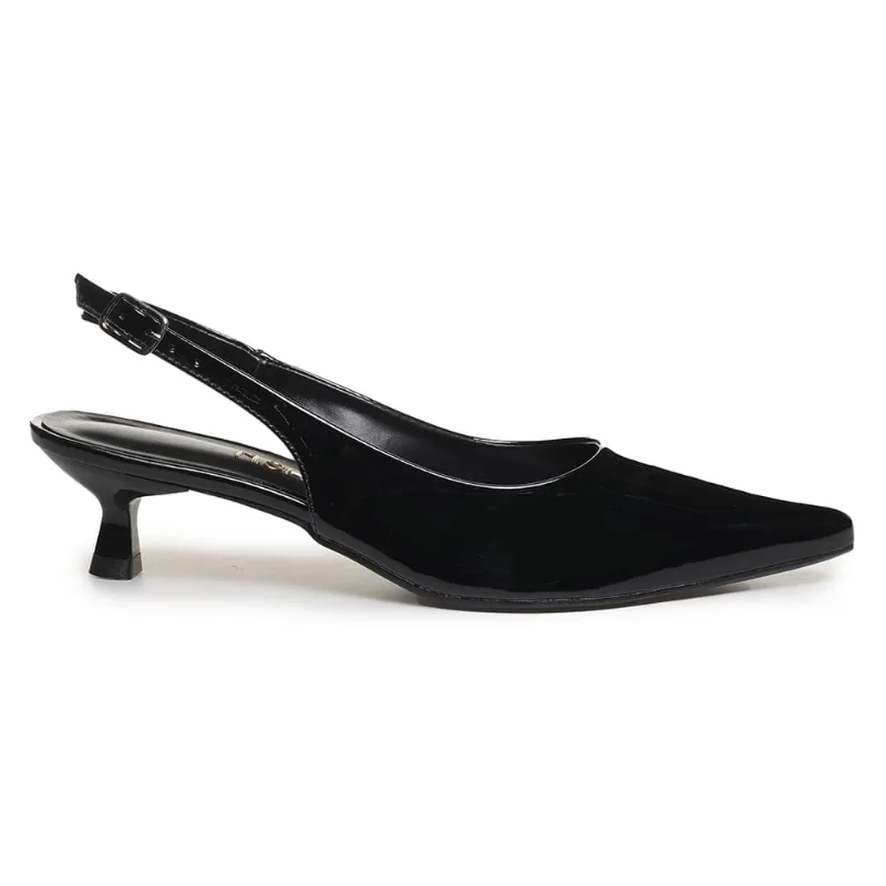 Scarpin M Shuz Envernizado Feminino Preto 38