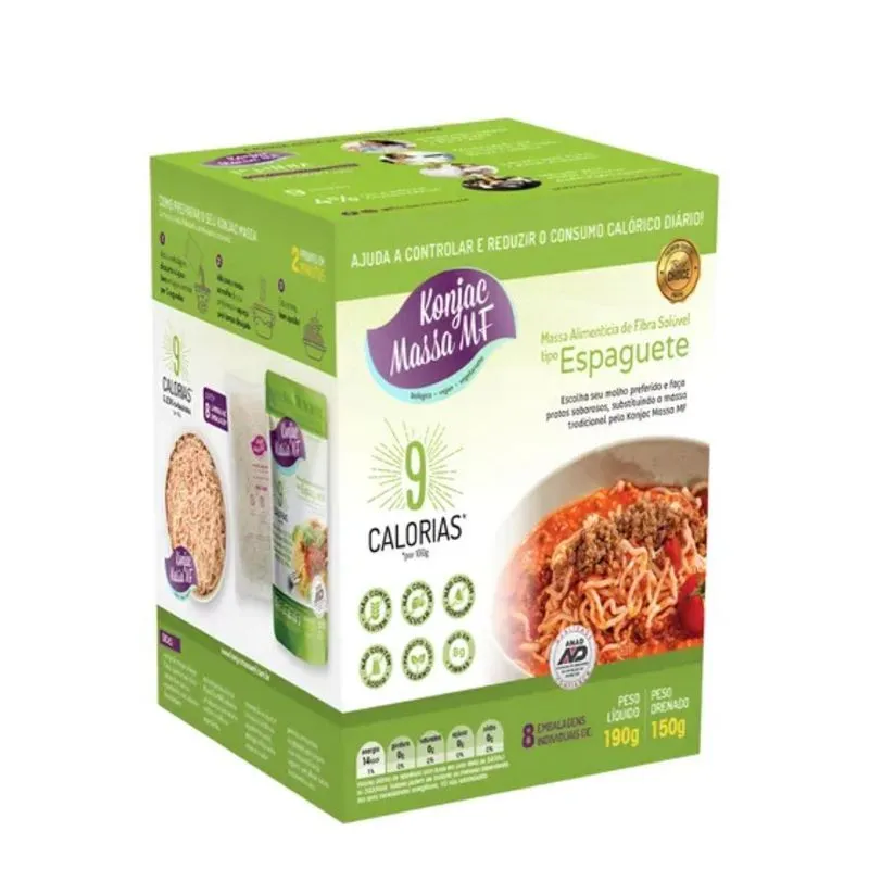 Konjac Espaguete Box 8 Und De 150g Cada