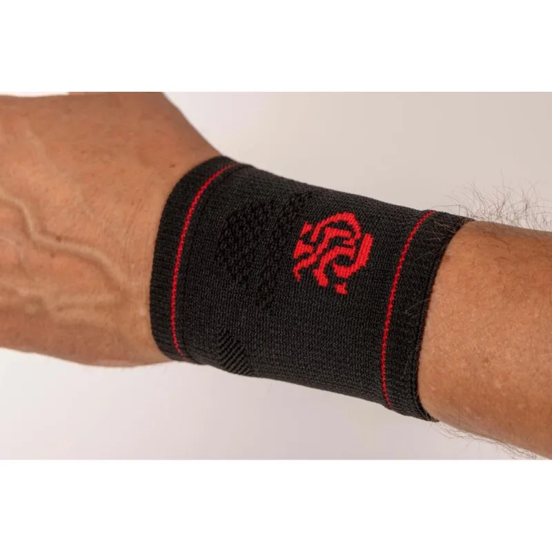 Protetor De Punho Preto Vermelho M Flamengo Compressão