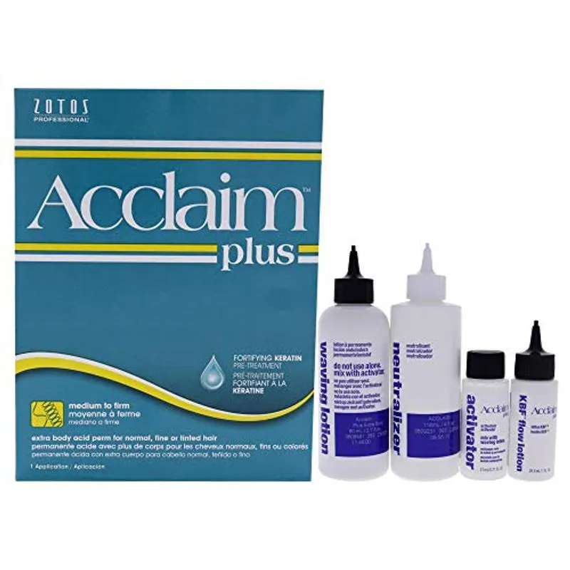 Zotos Acclaim Plus Extra Body Acid Perm Tratamento Unissex 1