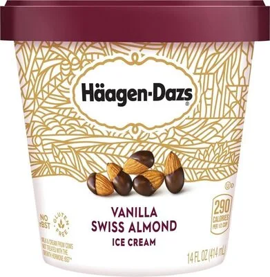 Vanilla Swiss Almond Ice Cream