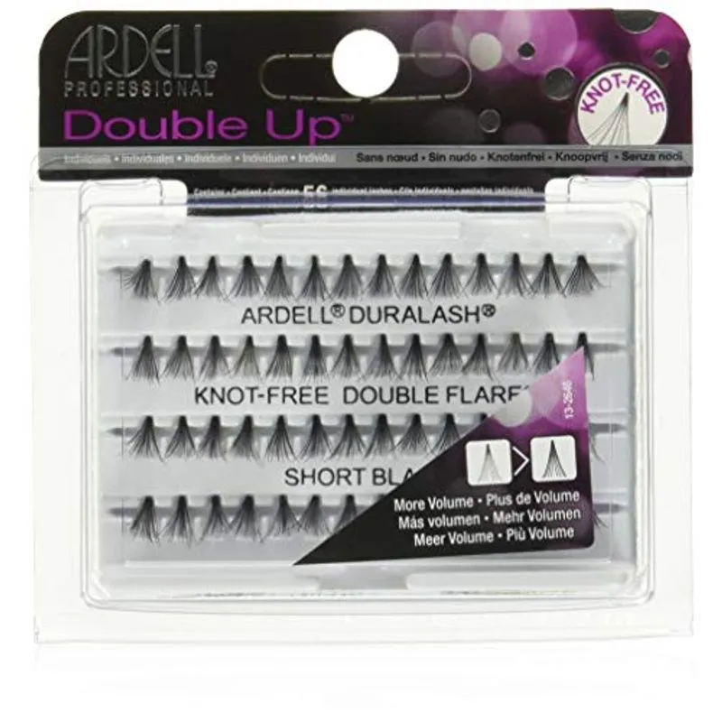 Ardell Duplo Individual Curto Preto Naturals Sem Nós