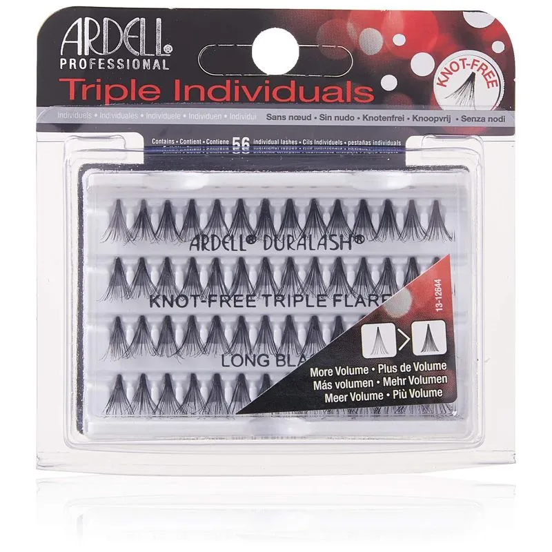 Cílios Postiços Ardell Triple Individuals Long Black