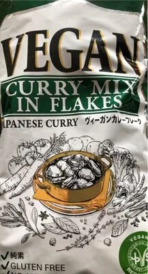 Vegan curry mix in flakes
