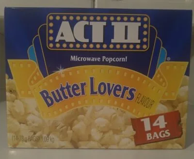 Butter Lovers Flavour Microwave Popcorn