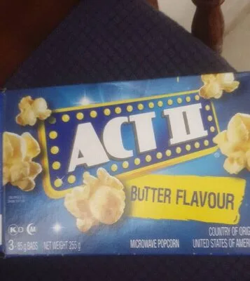 Act 2 popcorn butter flavour