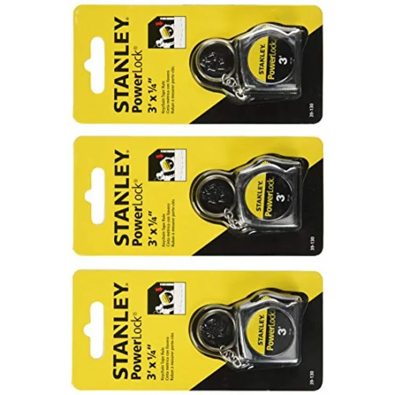 Fita Métrica 3' Stanley Powerlock - Pacote Com 3