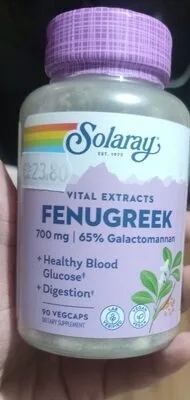Vital Extracts Fenugreek 700 mg 65% Galactomannan