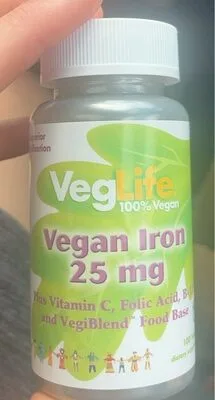 Vegan Iron 25mg