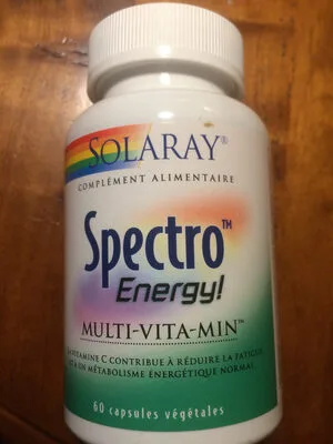 Spectro Energy - 60 Capsules Végétales - Solaray