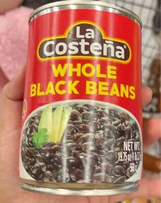 Whole black beans