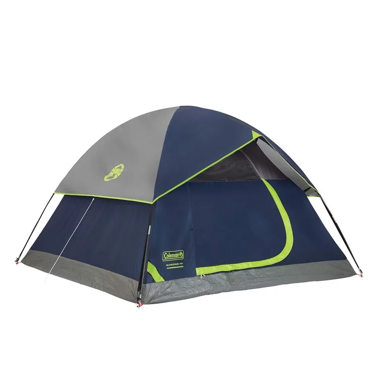 Tenda Coleman Sundome Para 4 Pessoas À Prova D'água Com Chuva