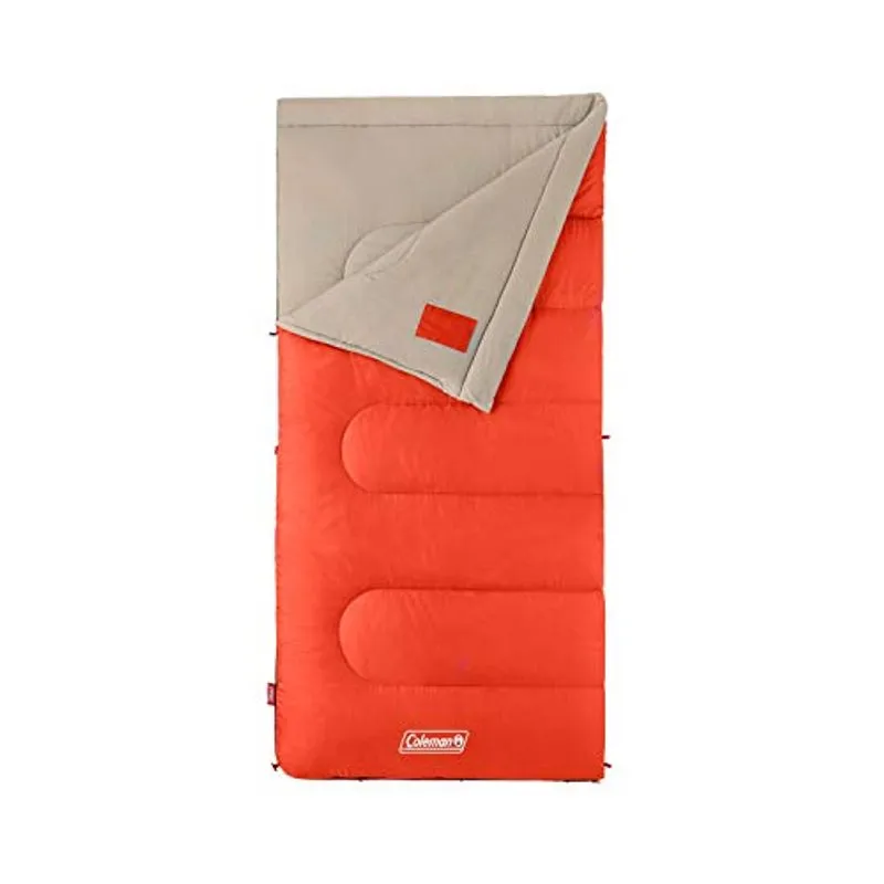 Coleman Saco De Dormir | 30 ° F Saco De Dormir Grande E Alto | Oak Point Saco De Dormir, Laranja