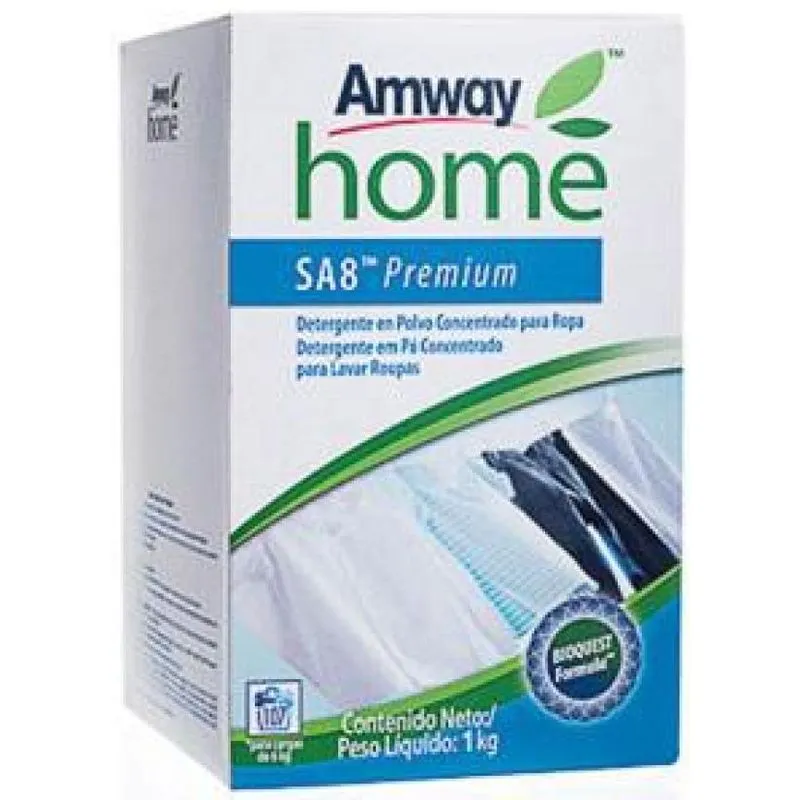 Sa8 Premium Sabão Detergente Em Pó Concentrado 1kg Amway