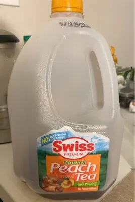 Natural flavored peach tea