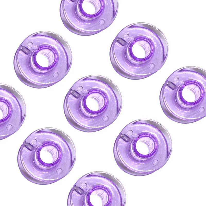 Carretilha Baixa Plástica Reta Doméstica 25 Unid Lilas
