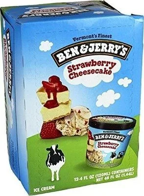 Ice Cream, Strawberry Cheesecake