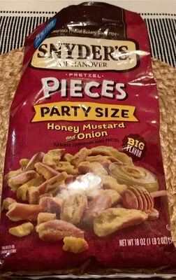 honey mustard and onion pretzel