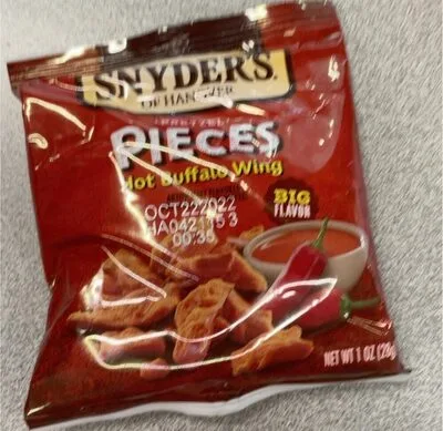 Hot buffalo wing pretzels