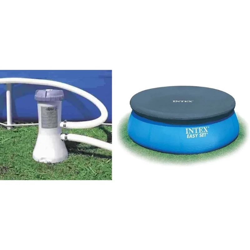 Bomba filtrante intex 2006 lh 110v + capa intex 2,44 M