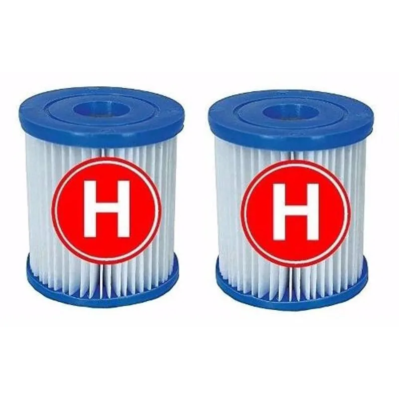 Kit com 02 unidades do Cartucho H Refil Filtro para Bomba Filtrante Intex 1250 lh