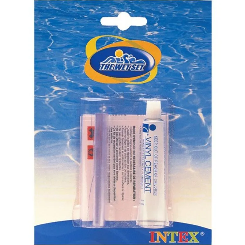 Kit Intex Tubo Cola E Adesivos De Reparo