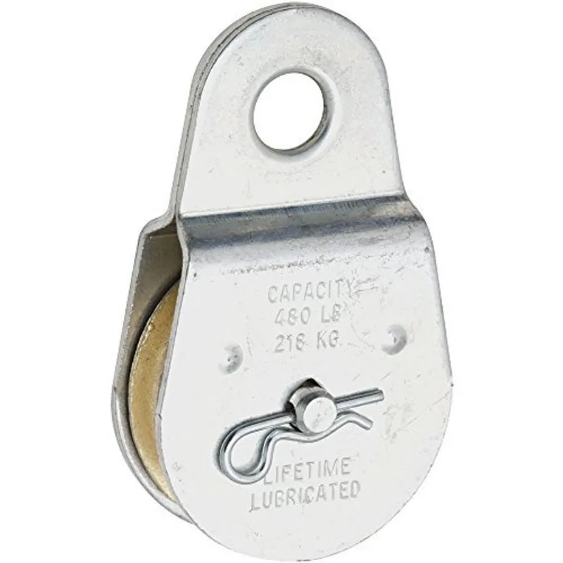 National Hardware N195-818 3213BC Polias Simples Fixas em Zinco, 2