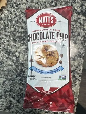 Matt’s Chocolate Chip Cookies Soft Baked