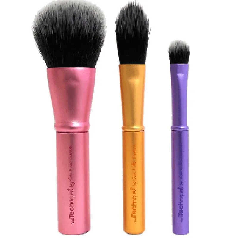 Real Techniques Mini Brush Trio - Kit de Mini pinceis
