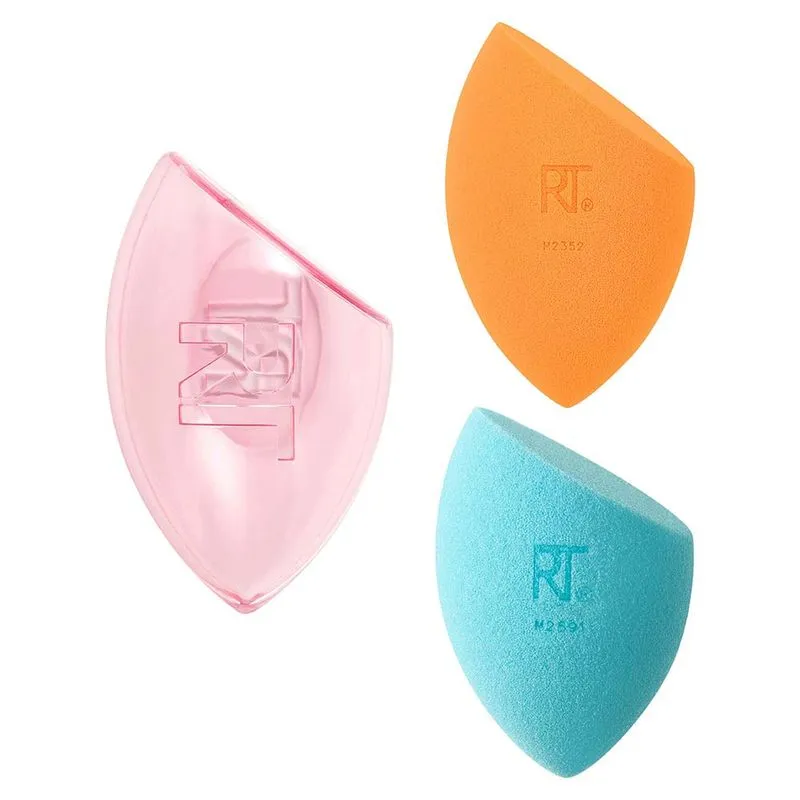 Real Techniques Chic Dreams Sponge Kit com 2 Esponjas e 1 Estojo Kit