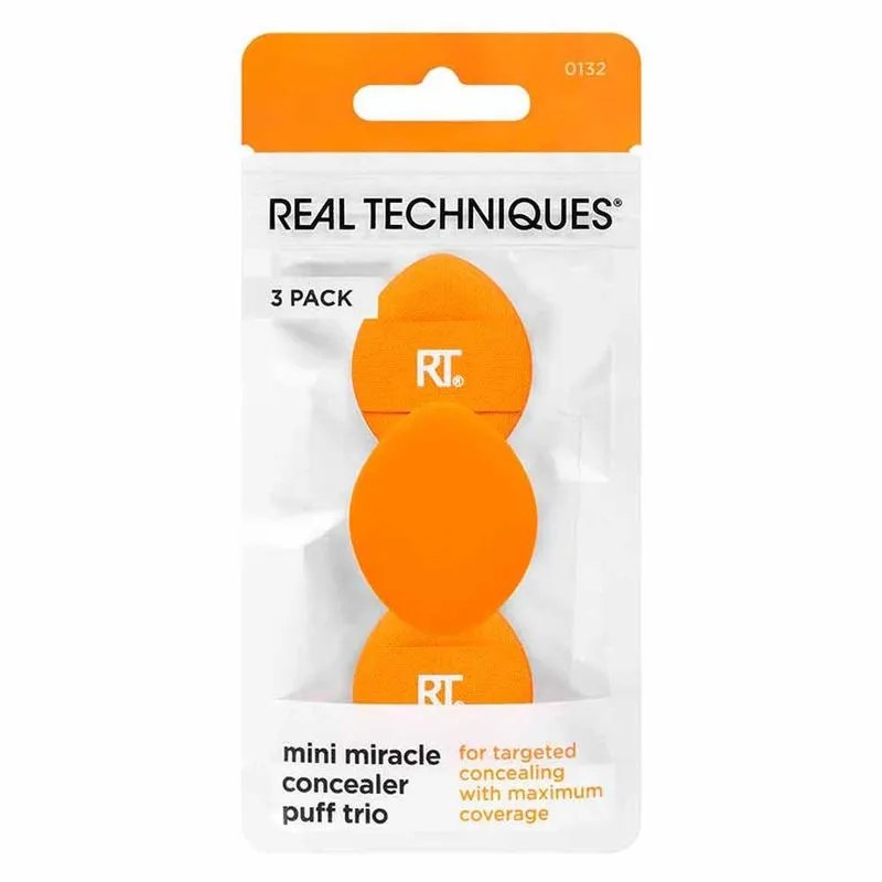 Kit de Mini Esponjas Real Techniques para Corretivo - 3 unidades Kit