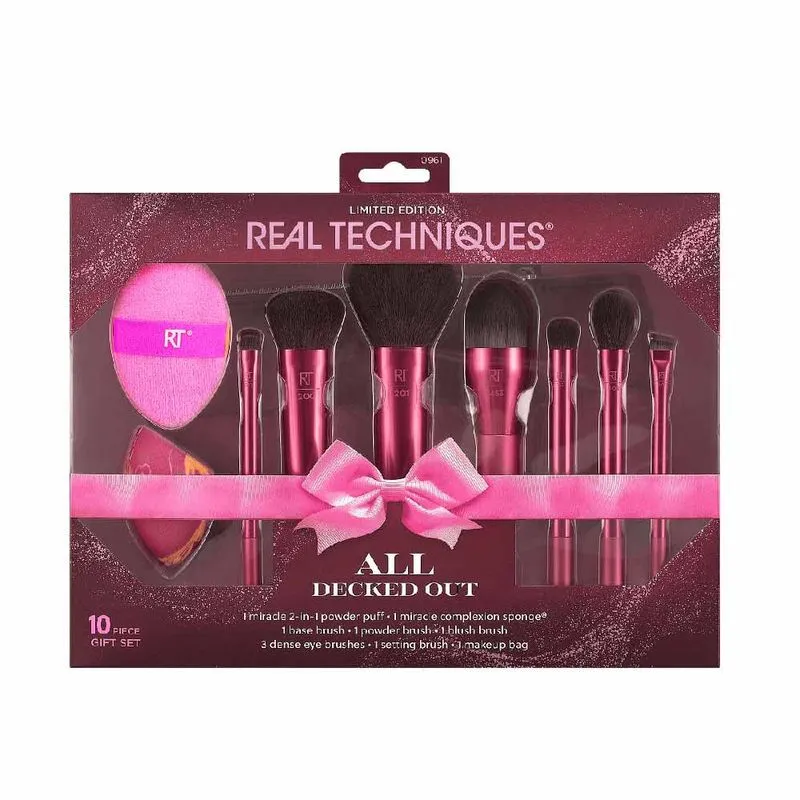 Kit de Pincéis Real Techniques All Decked Out – Edição Limitada Kit
