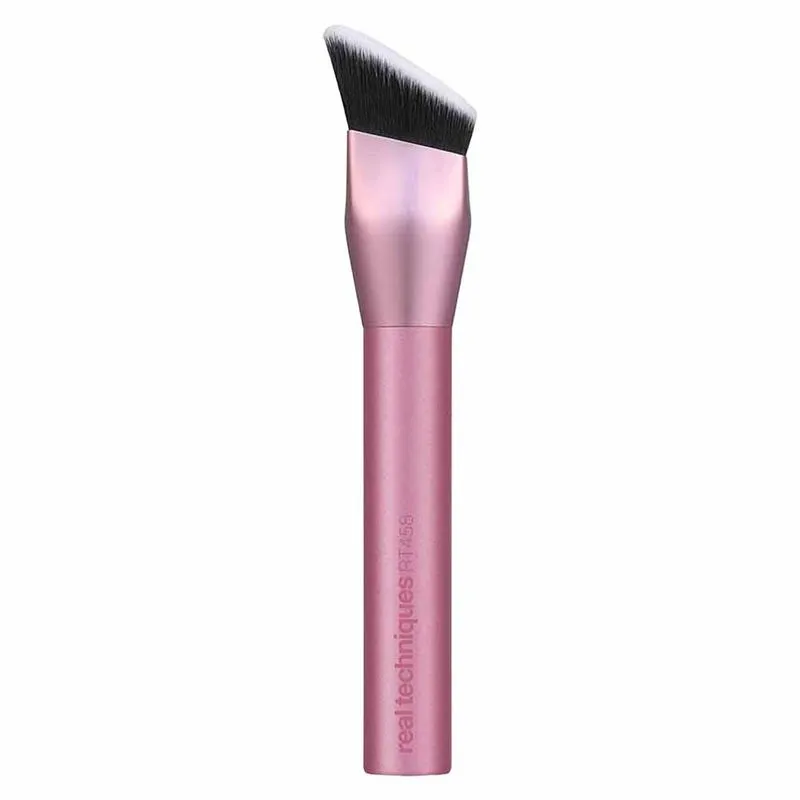 Pincel de Contorno Real Techniques Cheek Hugging Brush Rosa