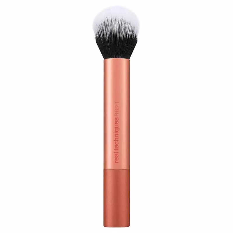 Pincel para Base Líquida Real Techniques Skin Tint Base Brush Laranja