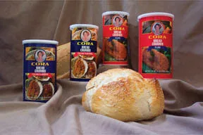 Flavored bread crumbs