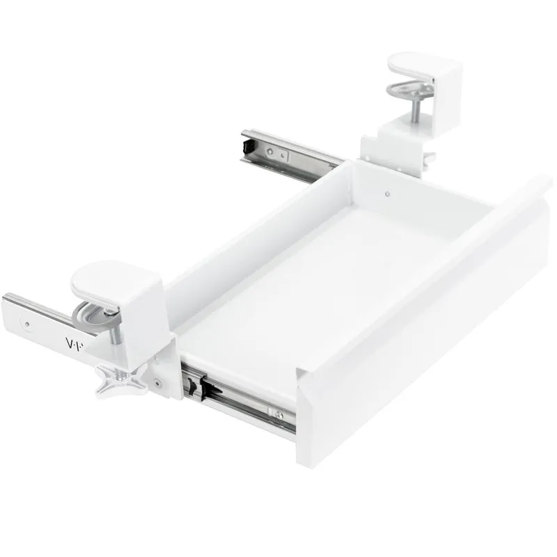 Gaveta Vivo Desk-ac03c-w Clamp-on Sliding Extraível 40 Cm Branca
