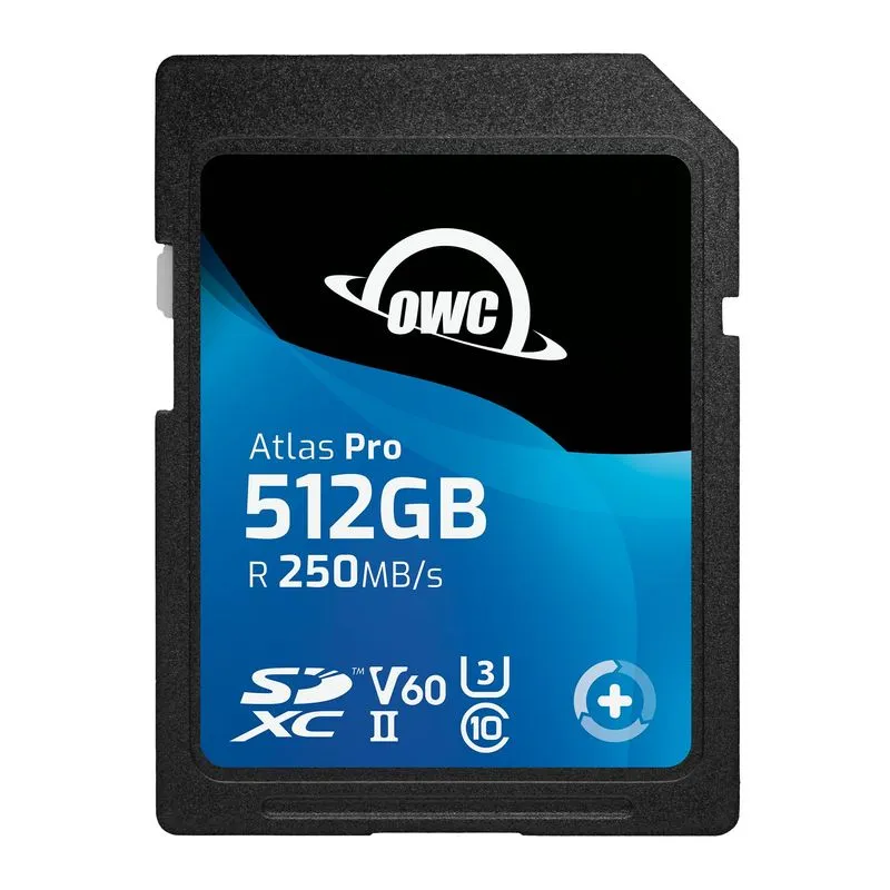 Cartão De Memória Owc Atlas Pro 512gb Sdxc Uhs-ii V60