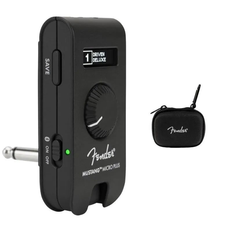 Amplificador De Fone De Ouvido Fender Mustang Micro Plus Com Estojo