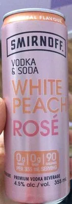 smirnoff white peach vodka & soda
