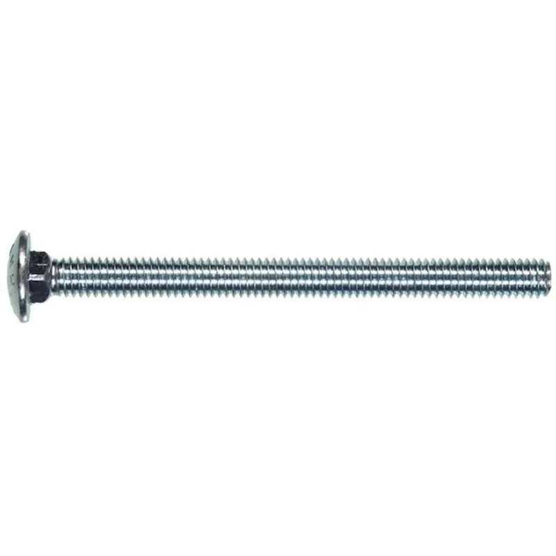 Hillman 3/8-in-16 Zinc-Plated Round-Head Standard SAE Carriage Boltss - 100/Pk