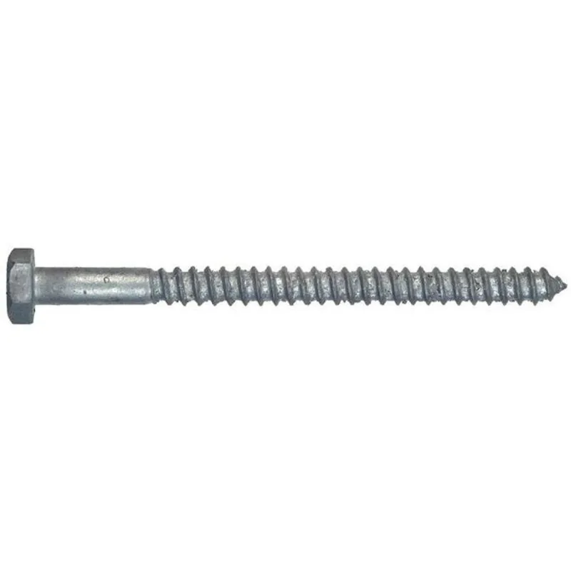 Hillman 3/8-in Hot-Dipped Galvanized Hex-Head Lag Screws - 50/Pk