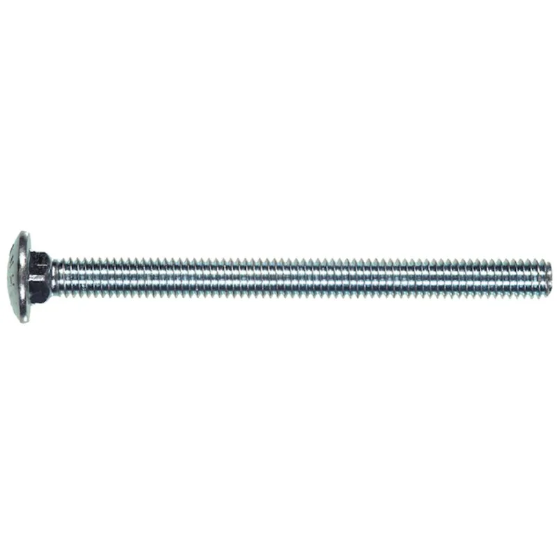 Hillman 5/16-in-18 Hot-Dipped Galvanized Round-Head Standard Carriage Bolts - 50/Pk